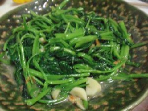 本格派青菜炒め